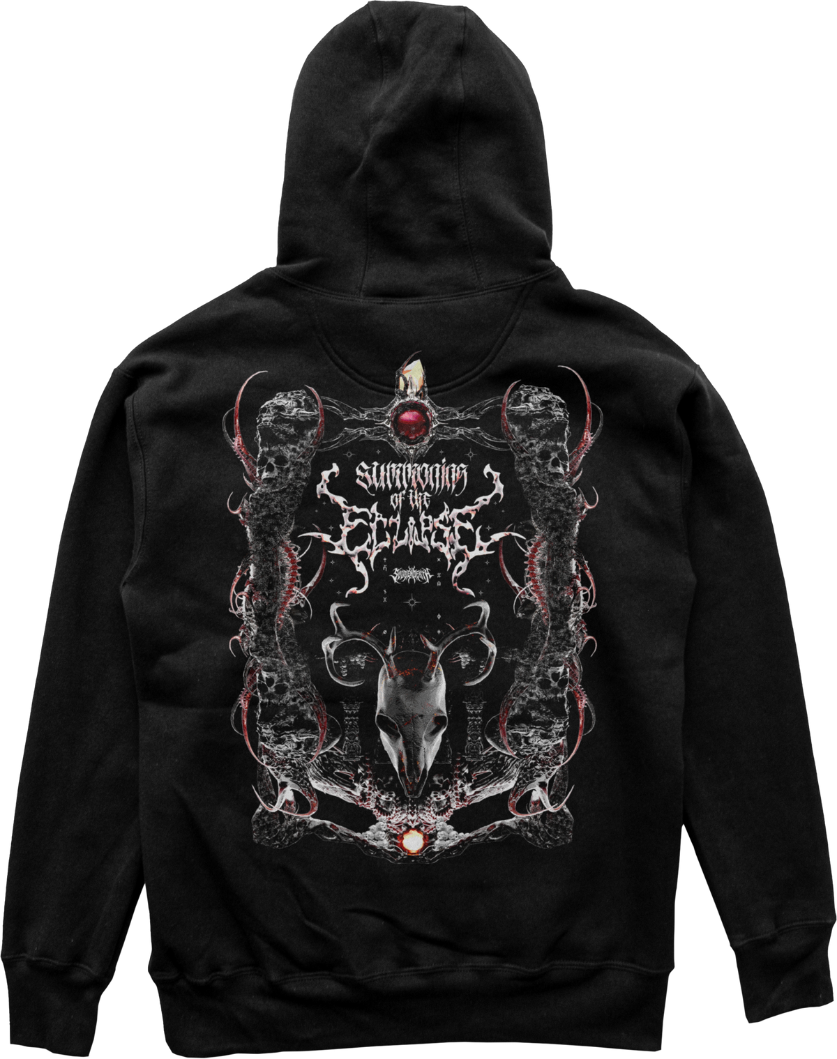 The Summoning 23 Flier Black Hoodie | SVDDEN DEATH