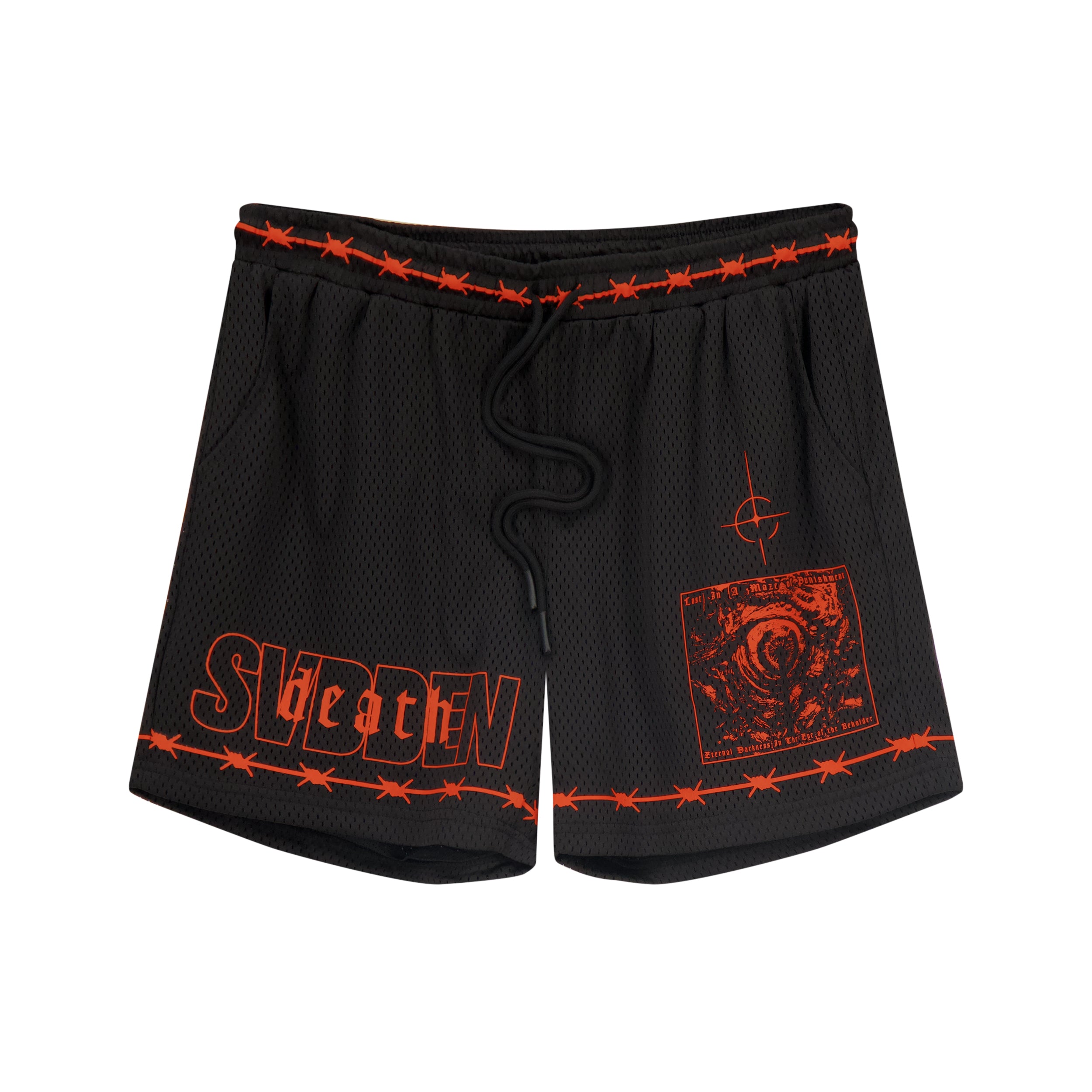 BLACK MAZE SHORTS | SVDDEN DEATH