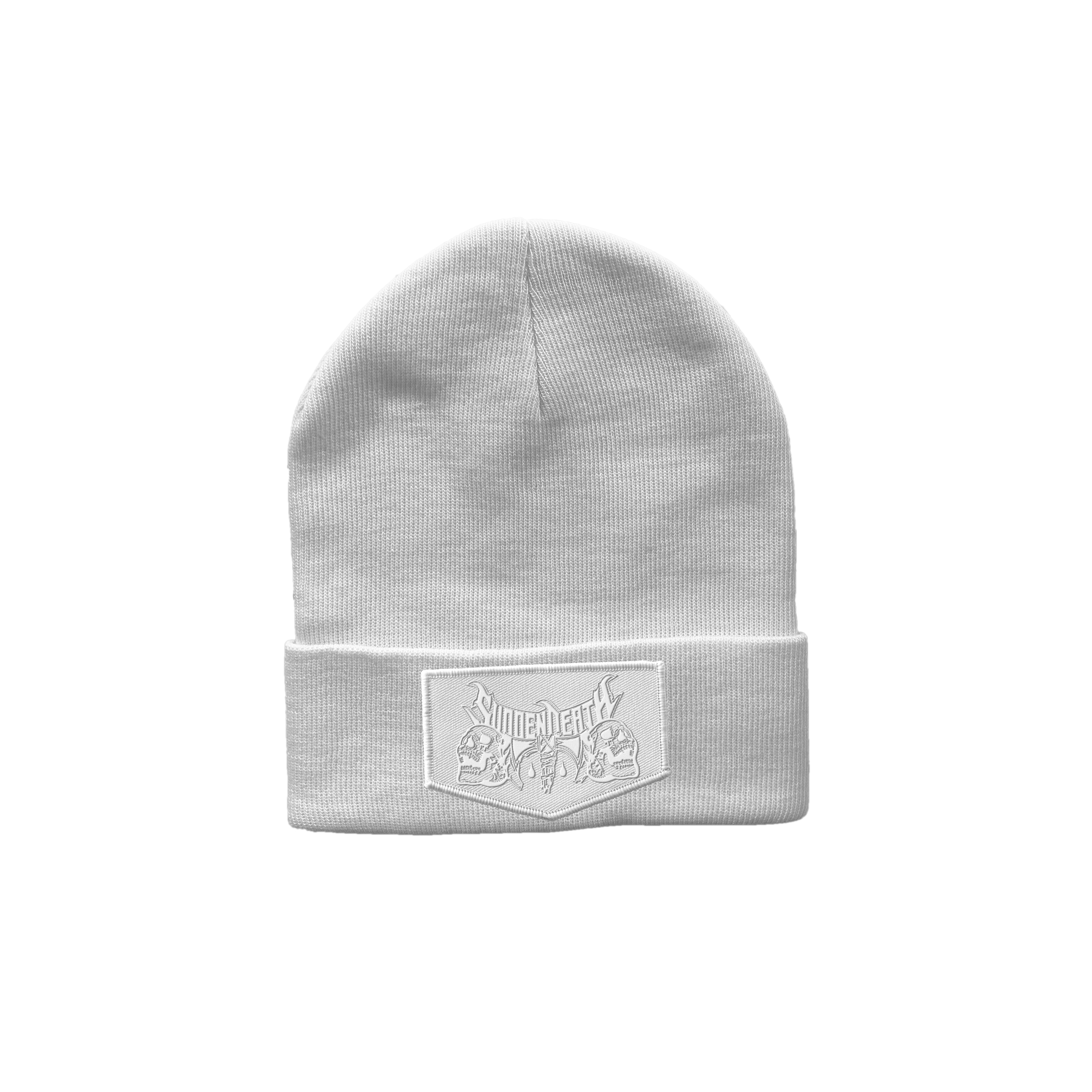 WHITEOUT BEANIE | SVDDEN DEATH WHITEOUT BEANIE | SVDDEN DEATH