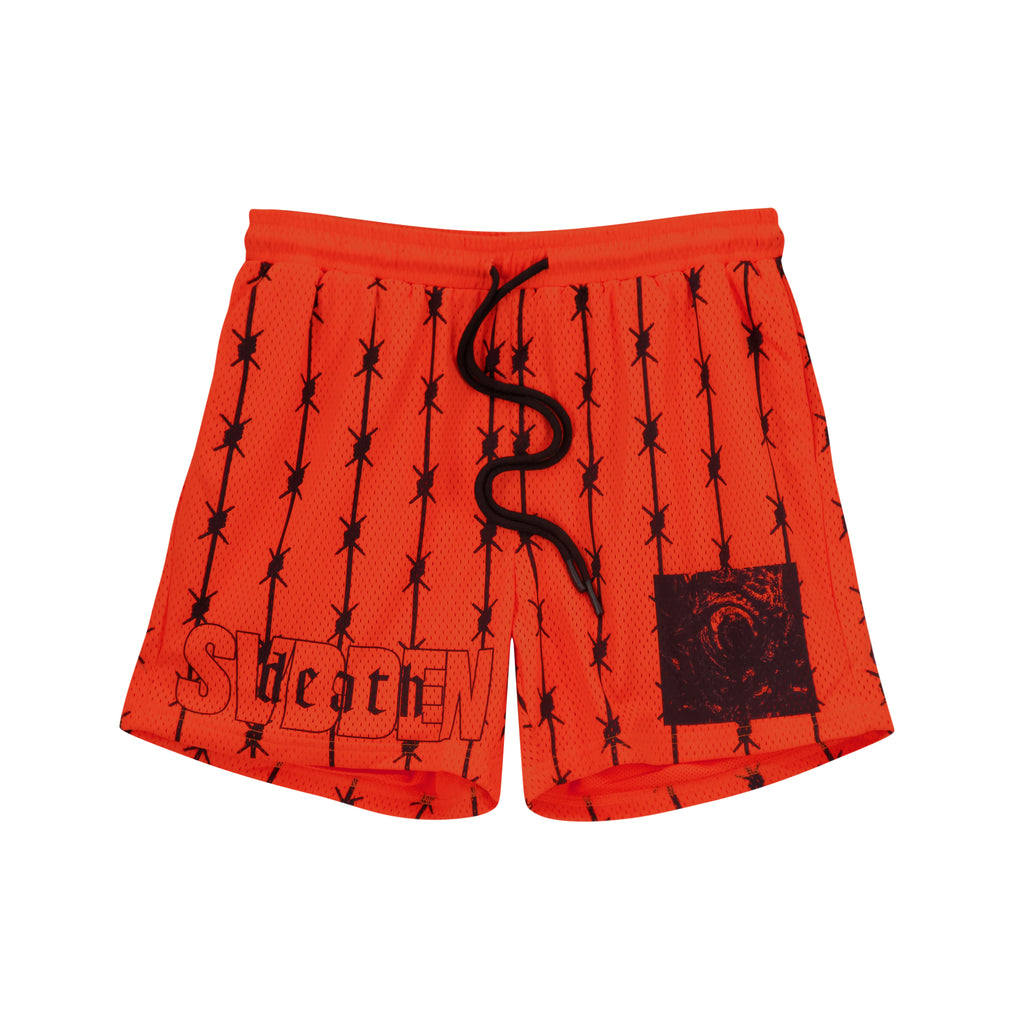 ORANGE MAZE SHORTS